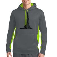 Sport Wick ® Fleece Colorblock Hooded Pullover Thumbnail