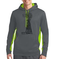 Sport Wick ® Fleece Colorblock Hooded Pullover Thumbnail