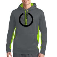 Sport Wick ® Fleece Colorblock Hooded Pullover Thumbnail