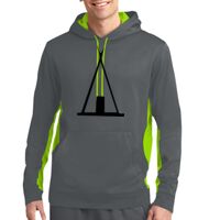 Sport Wick ® Fleece Colorblock Hooded Pullover Thumbnail