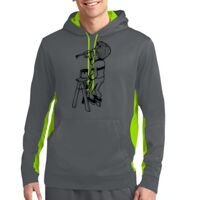 Sport Wick ® Fleece Colorblock Hooded Pullover Thumbnail