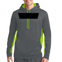 Sport Wick ® Fleece Colorblock Hooded Pullover Thumbnail