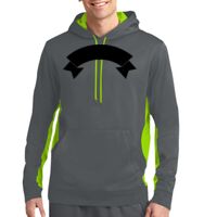 Sport Wick ® Fleece Colorblock Hooded Pullover Thumbnail