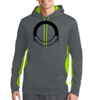 Sport Wick ® Fleece Colorblock Hooded Pullover Thumbnail