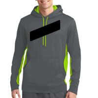 Sport Wick ® Fleece Colorblock Hooded Pullover Thumbnail