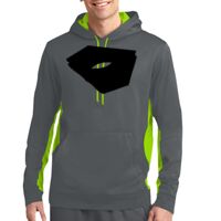 Sport Wick ® Fleece Colorblock Hooded Pullover Thumbnail