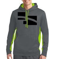 Sport Wick ® Fleece Colorblock Hooded Pullover Thumbnail