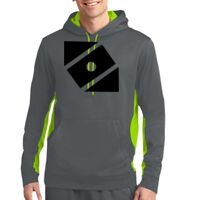 Sport Wick ® Fleece Colorblock Hooded Pullover Thumbnail