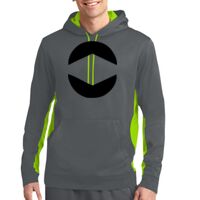 Sport Wick ® Fleece Colorblock Hooded Pullover Thumbnail