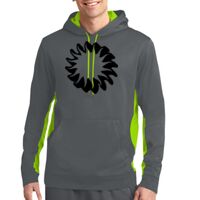 Sport Wick ® Fleece Colorblock Hooded Pullover Thumbnail