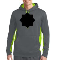 Sport Wick ® Fleece Colorblock Hooded Pullover Thumbnail