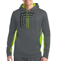 Sport Wick ® Fleece Colorblock Hooded Pullover Thumbnail