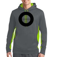 Sport Wick ® Fleece Colorblock Hooded Pullover Thumbnail