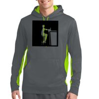 Sport Wick ® Fleece Colorblock Hooded Pullover Thumbnail