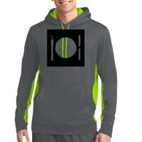 Sport Wick ® Fleece Colorblock Hooded Pullover Thumbnail