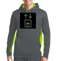 Sport Wick ® Fleece Colorblock Hooded Pullover Thumbnail