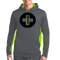 Sport Wick ® Fleece Colorblock Hooded Pullover Thumbnail