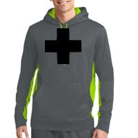 Sport Wick ® Fleece Colorblock Hooded Pullover Thumbnail