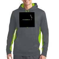 Sport Wick ® Fleece Colorblock Hooded Pullover Thumbnail