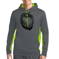 Sport Wick ® Fleece Colorblock Hooded Pullover Thumbnail