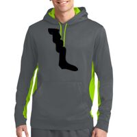 Sport Wick ® Fleece Colorblock Hooded Pullover Thumbnail