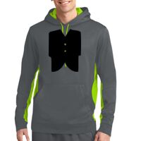 Sport Wick ® Fleece Colorblock Hooded Pullover Thumbnail