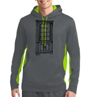 Sport Wick ® Fleece Colorblock Hooded Pullover Thumbnail