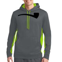 Sport Wick ® Fleece Colorblock Hooded Pullover Thumbnail