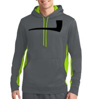 Sport Wick ® Fleece Colorblock Hooded Pullover Thumbnail