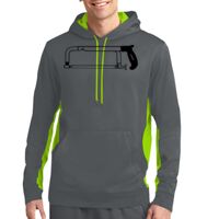 Sport Wick ® Fleece Colorblock Hooded Pullover Thumbnail