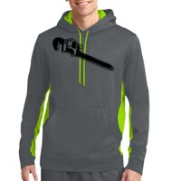 Sport Wick ® Fleece Colorblock Hooded Pullover Thumbnail