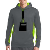 Sport Wick ® Fleece Colorblock Hooded Pullover Thumbnail