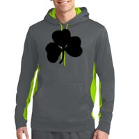 Sport Wick ® Fleece Colorblock Hooded Pullover Thumbnail