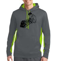 Sport Wick ® Fleece Colorblock Hooded Pullover Thumbnail