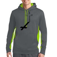 Sport Wick ® Fleece Colorblock Hooded Pullover Thumbnail