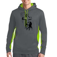 Sport Wick ® Fleece Colorblock Hooded Pullover Thumbnail