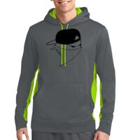 Sport Wick ® Fleece Colorblock Hooded Pullover Thumbnail