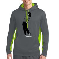 Sport Wick ® Fleece Colorblock Hooded Pullover Thumbnail