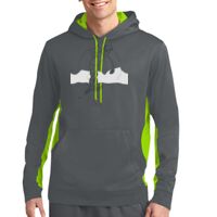 Sport Wick ® Fleece Colorblock Hooded Pullover Thumbnail