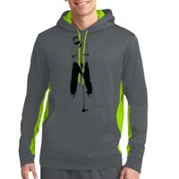 Sport Wick ® Fleece Colorblock Hooded Pullover Thumbnail