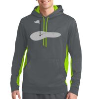 Sport Wick ® Fleece Colorblock Hooded Pullover Thumbnail