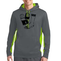 Sport Wick ® Fleece Colorblock Hooded Pullover Thumbnail