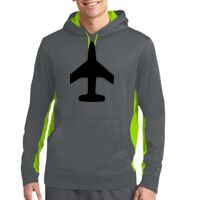 Sport Wick ® Fleece Colorblock Hooded Pullover Thumbnail