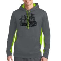 Sport Wick ® Fleece Colorblock Hooded Pullover Thumbnail