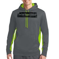 Sport Wick ® Fleece Colorblock Hooded Pullover Thumbnail