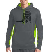 Sport Wick ® Fleece Colorblock Hooded Pullover Thumbnail