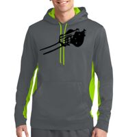 Sport Wick ® Fleece Colorblock Hooded Pullover Thumbnail