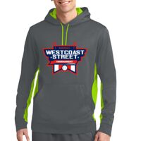 Sport Wick ® Fleece Colorblock Hooded Pullover Thumbnail