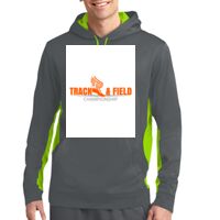 Sport Wick ® Fleece Colorblock Hooded Pullover Thumbnail