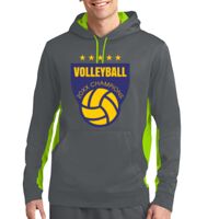 Sport Wick ® Fleece Colorblock Hooded Pullover Thumbnail
